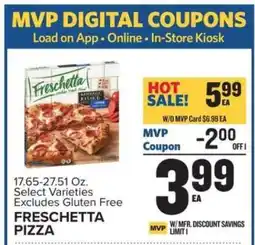 Food Lion Freschetta Pizza offer