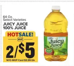 Food Lion Juicy Juice 100% Juice offer