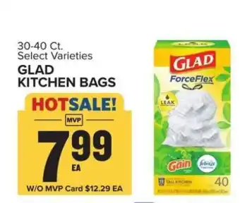 Food Lion Glad Kitchen Bags offer
