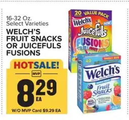 Food Lion Welch's Fruit Snacks or Juicefuls Fusions offer