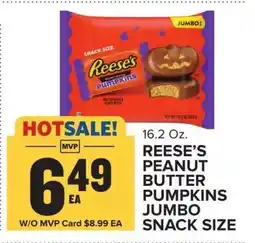 Food Lion Reese's Peanut Butter Pumpkins Jumbo Snack Size offer
