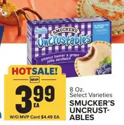 Food Lion Smucker's Uncrustables offer