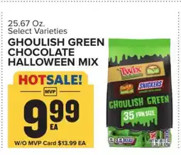 Food Lion Ghoulish Green Chocolate Halloween Mix offer