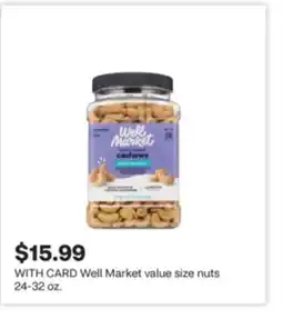CVS Well Market value size nuts 24-32 oz offer