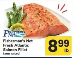 Safeway Fisherman's Net Fresh Atlantic Salmon Fillet offer