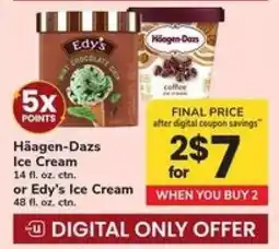 Safeway Häagen-Dazs or Edy's Ice Cream offer