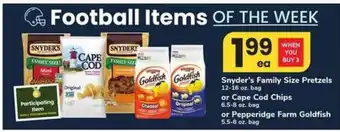Safeway Football Items of the Week offer
