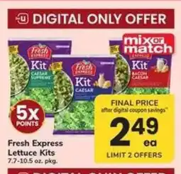 Safeway Fresh Express Lettuce Kits offer