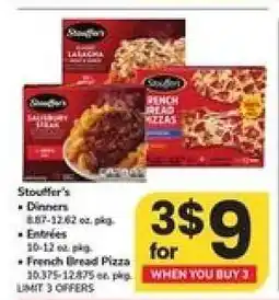 Safeway Stouffer's offer