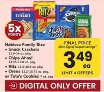 Safeway Nabisco Family Size offer