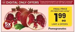 Safeway Pomegranates offer