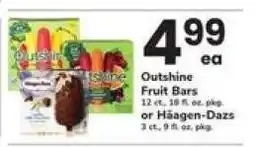 Safeway Outshine Fruit Bars or Häagen-Dazs offer