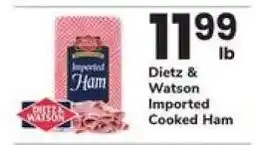Safeway Dietz & Watson Imported Cooked Ham offer