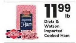Safeway Dietz & Watson Imported Cooked Ham offer
