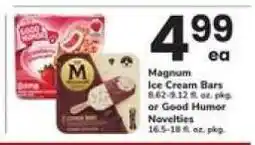Safeway Magnum Ice Cream Bars or Good Humor Novelties offer