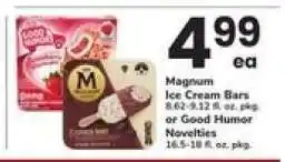 Safeway Magnum Ice Cream Bars or Good Humor Novelties offer