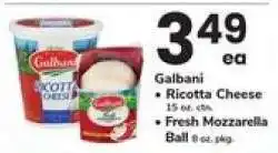 Safeway Galbani Ricotta Cheese or Fresh Mozzarella Ball offer