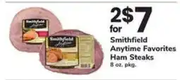 Safeway Smithfield Anytime Favorites Ham Steaks offer