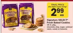Safeway Signature SELECT Fresh Baked Cookies offer