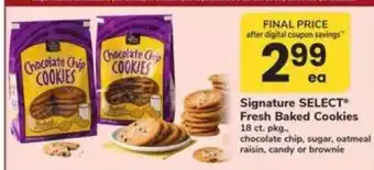 Safeway Signature SELECT Fresh Baked Cookies offer