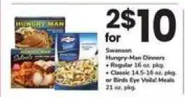 Safeway Swanson Hungry-Man Dinners offer