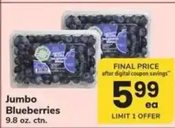 Safeway Jumbo Blueberries offer