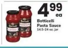 Safeway Botticelli Pasta Sauce offer