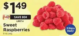 ShopRite Sweet Raspberries offer