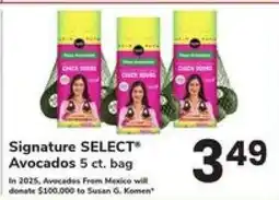 Safeway Signature Select Avocados offer