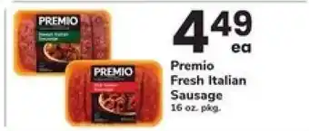 Safeway Premio Fresh Italian Sausage offer