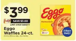 ShopRite Eggo Waffles 24-ct offer