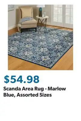 Sam's Club Scanda Area Rug - Marlow Blue, Assorted Sizes offer