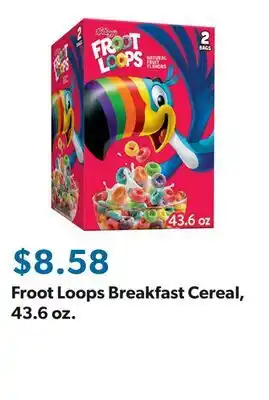Sam's Club Froot Loops Breakfast Cereal, 43.6 oz offer
