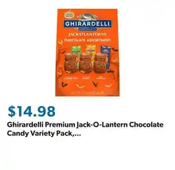 Sam's Club Ghirardelli Premium Jack-O-Lantern Chocolate Candy Variety Pack, 15.2 oz offer