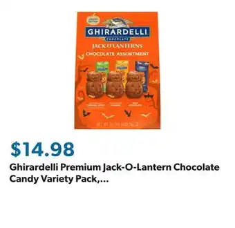 Sam's Club Ghirardelli Premium Jack-O-Lantern Chocolate Candy Variety Pack, 15.2 oz offer