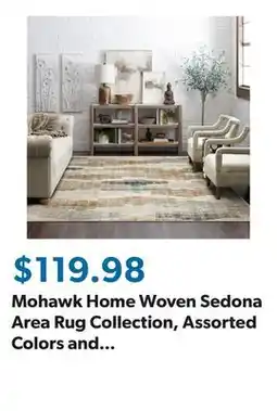 Sam's Club Mohawk Home Woven Sedona Area Rug Collection, Assorted Colors and Sizes offer
