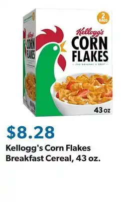 Sam's Club Kellogg's Corn Flakes Breakfast Cereal, 43 oz offer