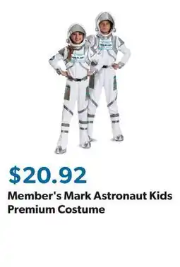 Sam's Club Member's Mark Astronaut Kids Premium Costume offer