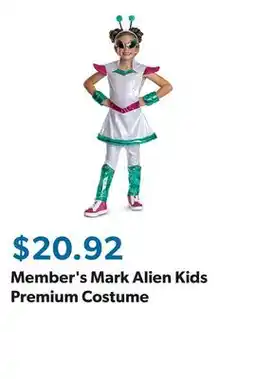 Sam's Club Member's Mark Alien Kids Premium Costume offer