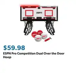 Sam's Club ESPN Pro Competition Dual Over the Door Hoop offer