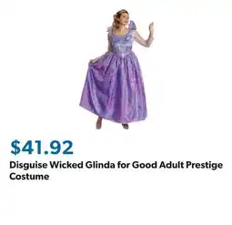 Sam's Club Disguise Wicked Glinda for Good Adult Prestige Costume offer