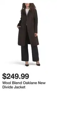 TJ Maxx Wool Blend Oaklane New Divide Jacket offer