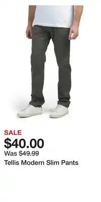TJ Maxx Tellis Modern Slim Pants offer