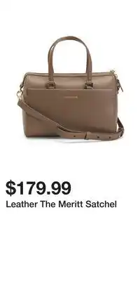 TJ Maxx Leather The Meritt Satchel offer