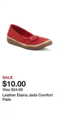 TJ Maxx Leather Elaina Jade Comfort Flats offer