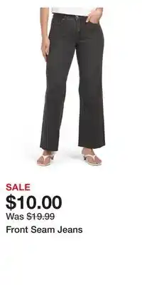 TJ Maxx Front Seam Jeans offer