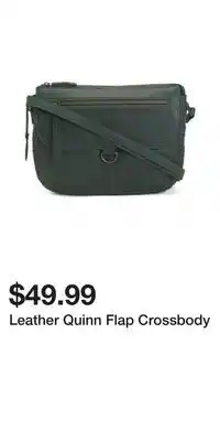 TJ Maxx Leather Quinn Flap Crossbody offer