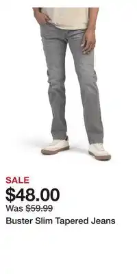 TJ Maxx Buster Slim Tapered Jeans offer