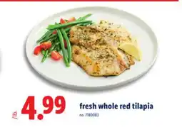 Lidl fresh whole red tilapia offer