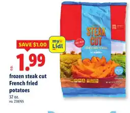 Lidl frozen steak cut French fried potatoes offer
